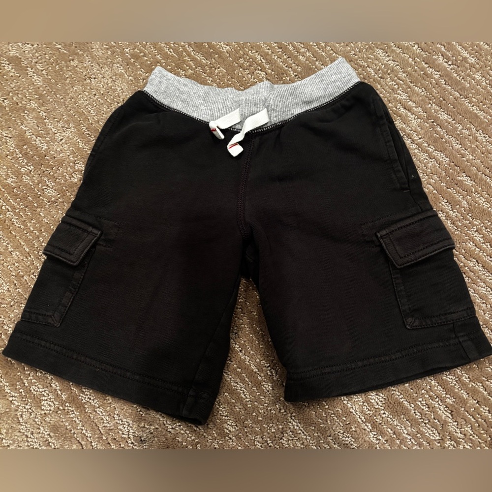 Hanna Andersson Bright Basics Skate Shorts, Size 4, Soft Black